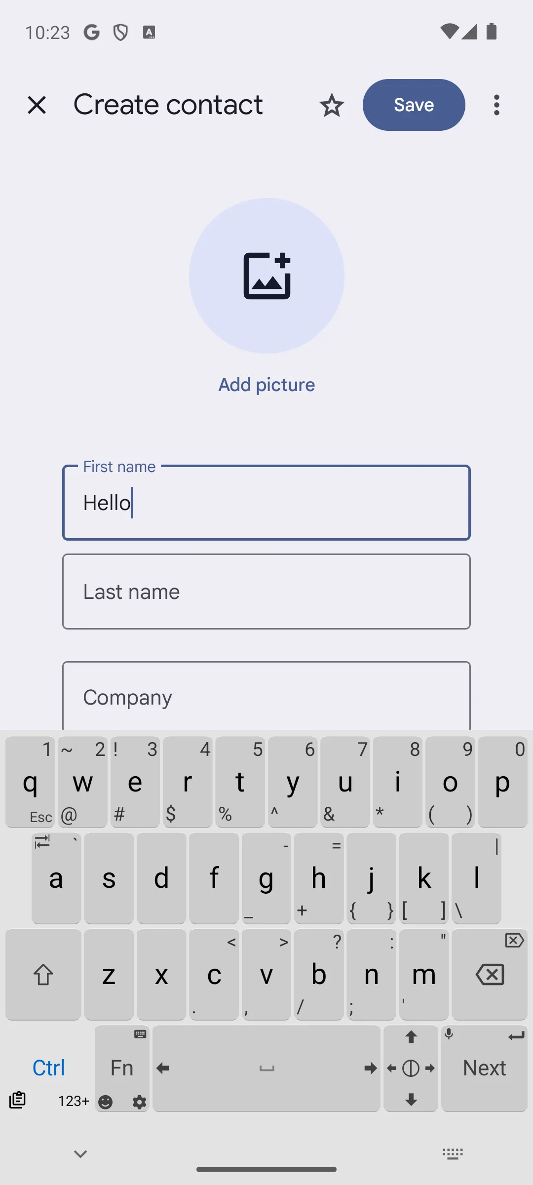 Unexpected Keyboard symbol layer with brackets and arrows on Android 14