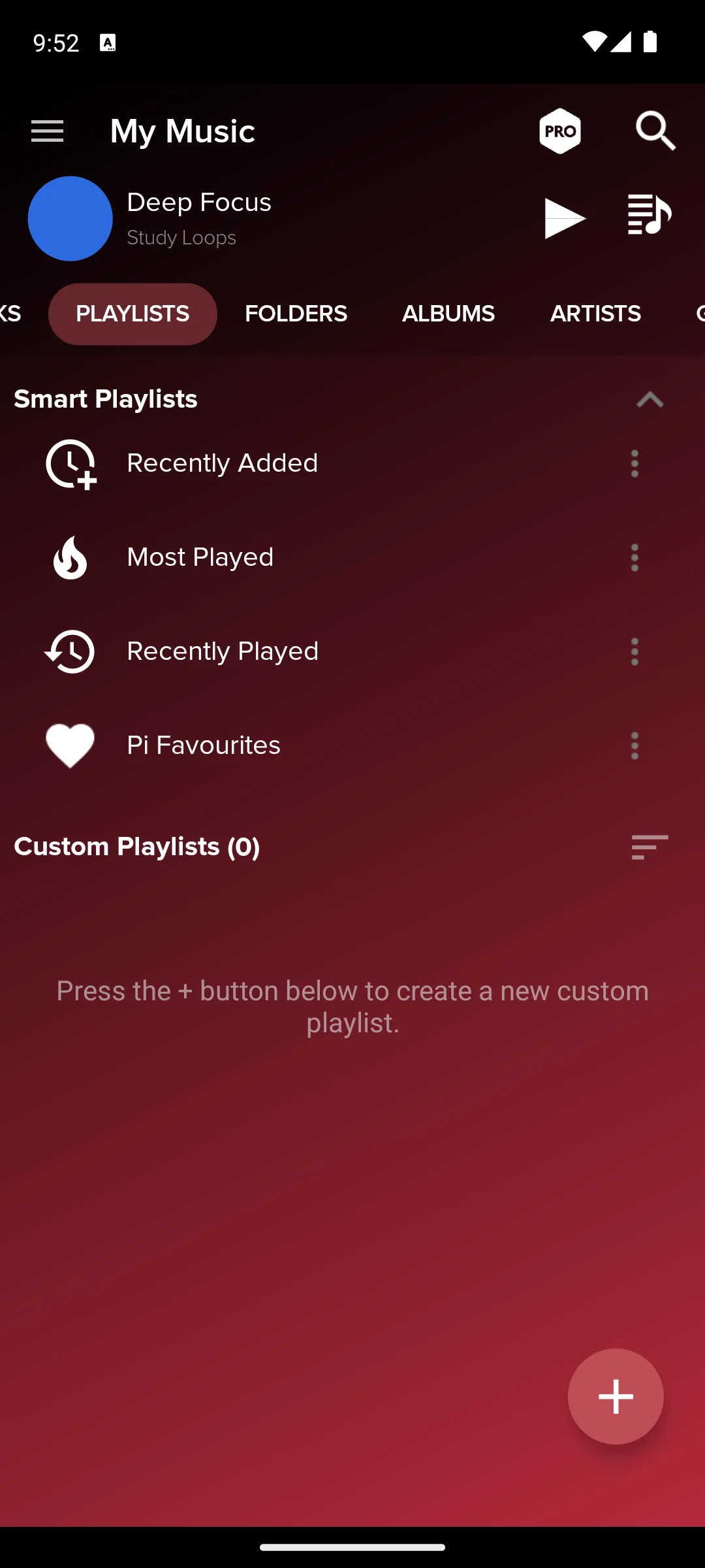 Pi Music Player smart playlists